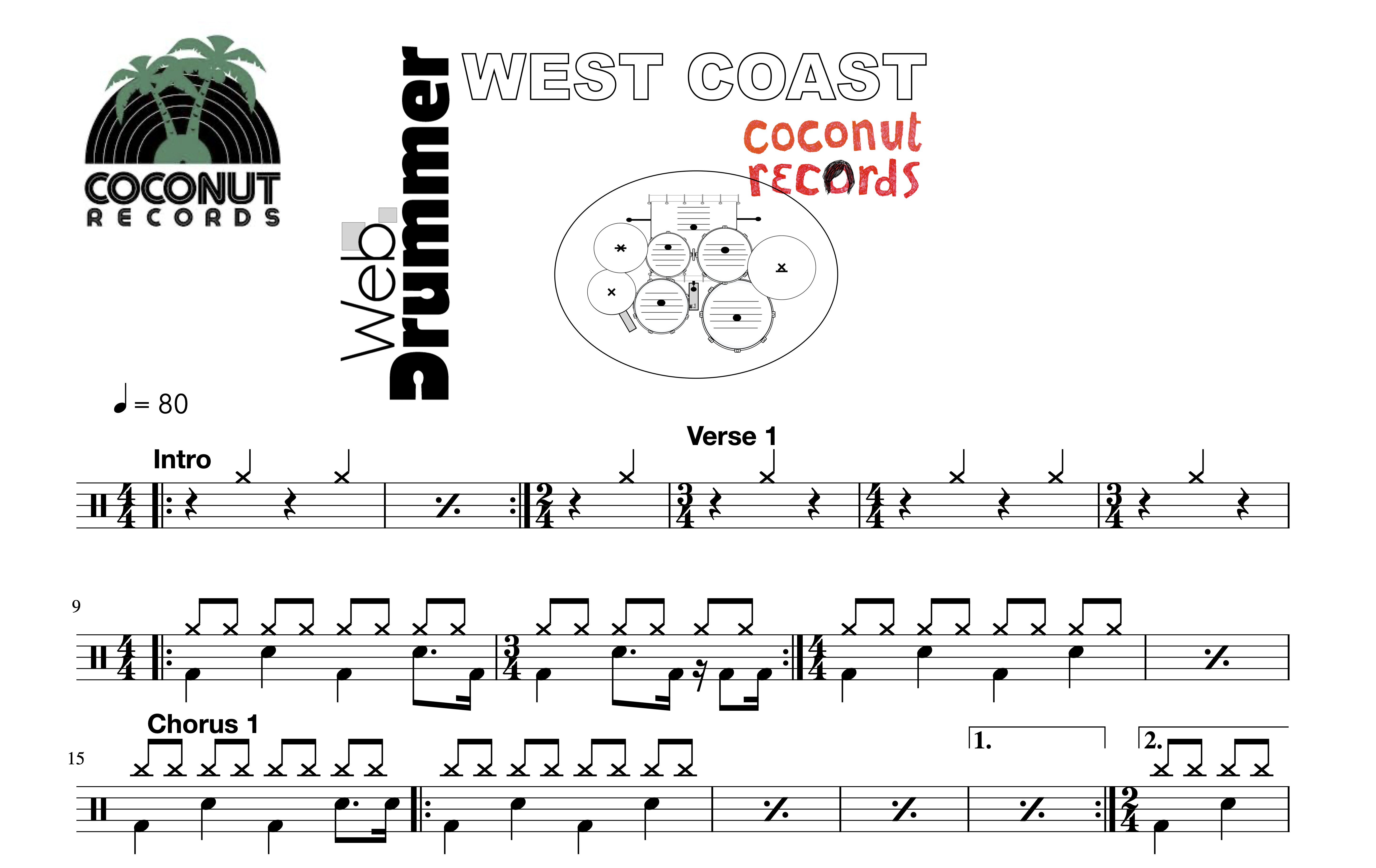 Coconut records – West coast